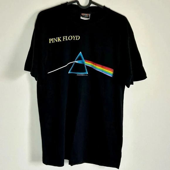 2001 Pink Floyd Dark Side Of The Moon Shirt Size L - Picture 1 of 4